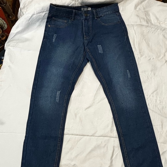 Rushers Jeans straight cut with distress on front size 32 - Picture 5 of 7